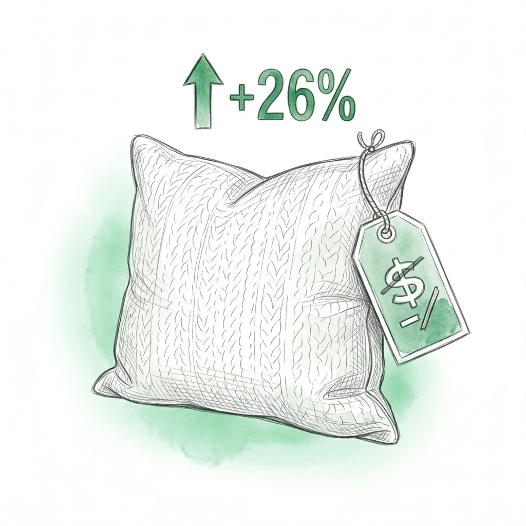 NestCraft home goods product page with +26% revenue per visitor lift